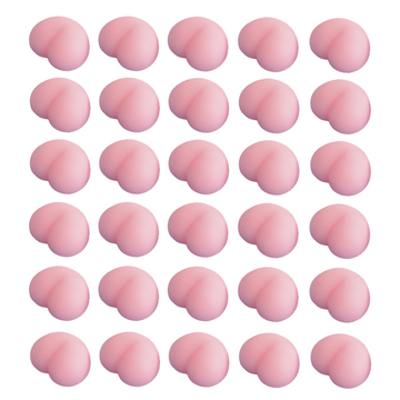 Jouet 30PCS petites fesses super mignonnes à pincer jouets en caoutchouc souple pour soulager le stress jouet à presser rose